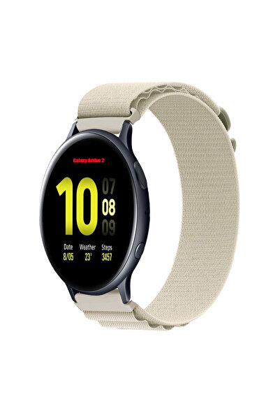 Tagomoon Samsung Galaxy Watch Active 2 40mm / 44mm Uyumlu Kordon Alpine Loop ...