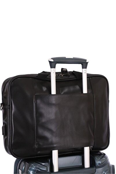 U.S. Polo Assn. Siyah Unisex Laptop & Evrak Çantası Plevryd2354