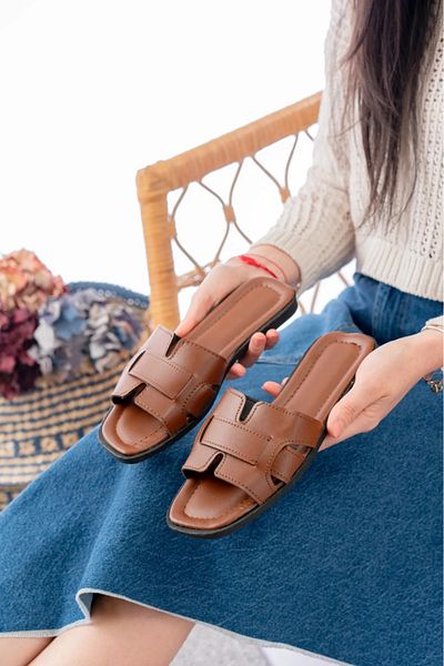 PNR TERLİK Women's Summer Beach Street Home Indoor Slippers