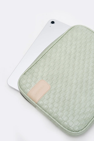 MORCA حافظة لجهاز iPad Air Pro وMatepad وGalaxy وTablet مقاس 11 بوصة باللون الأخضر النعناعي