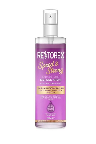 Restorex Healthy Growth Effective Shiny Care tekutý kondicionér 200 ml