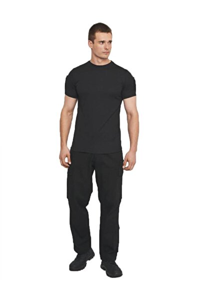 SINGLE SWORD SS Μπλουζάκι με κοντό μανίκι χωρίς γιακά – Ύφασμα LACOS