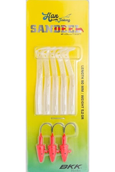 Hanfish Sandeel 8 Cm 5.2 gr Silikon Yem