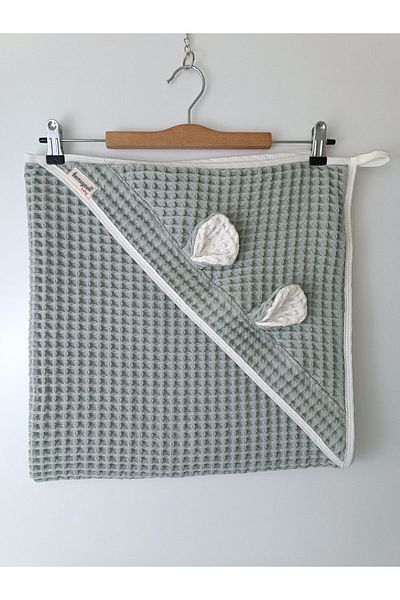 Tomuycuk MintPikeDouble Sided Natural Organic Baby Blanket - Newborn Seasonal Towel
