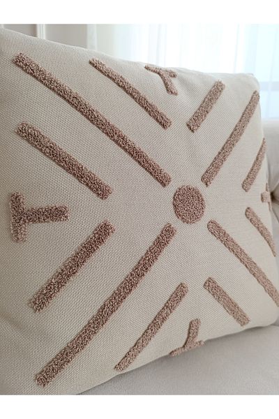 Home Bohemian Special Design Punch Embroidered Throw Pillow Cover-M3