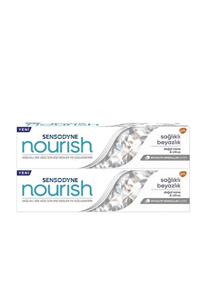 Sensodyne Nourish Sağlıklı Beyazlık Nane 50 ml X2 Adet