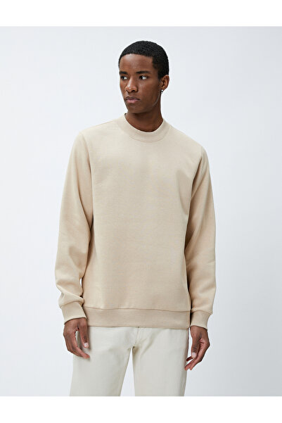 Koton Basic Sweatshirt Crew Neck Long Sleeve