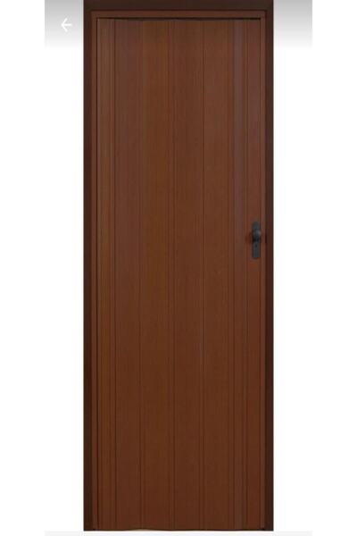 ERİKMANN Akordiyon Kapı 230 H 232 Ceviz Tek Açılım 12mm Katlanır Kapı Camsız