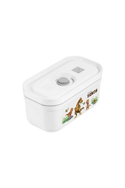 ZWILLING Fresh & Save Dinos Vakumlu Yemek Taşıma Kabı S 0,50 L Beyaz-gri
