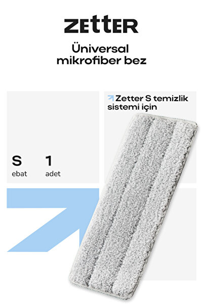 Zetter Tablet Mop Yedek Bez Mikrofiber Mop Bezi - Small 1 Adet