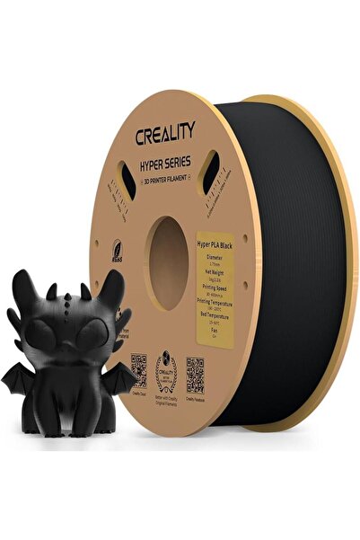 Creality Hyper PLA Filament Siyah 1.75mm 1kg