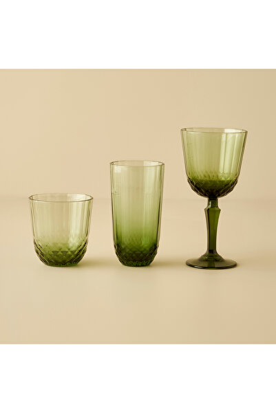 Bella Maison Colore Kesme Meşrubat Bardağı 6'lı Yeşil (345 CC)