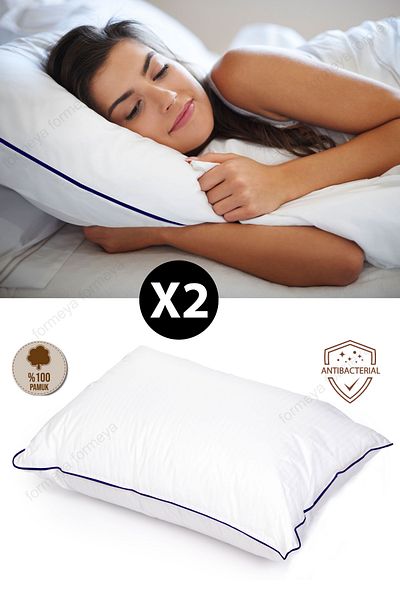 Formeya 2 Climate Nano Gel Hotel Pillows - 50X70 Cm, 100% Cotton, Outer Fabric