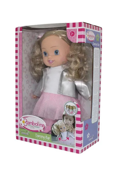 BAMBOLİNA دمية بامبولينا الراقصة، ناعمة، جذابة، بمظهر واقعي، من عمر ٢٤ شهرًا فما فوق - ٣٠ سم