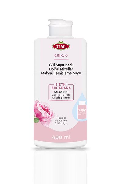 Otacı Natural Micellar Rose Water - Curing and Based, Make-up Cleansing Water