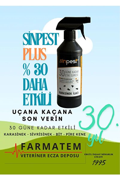 SİNPEST Sinpest Plus % 30 Daha Etkili 1 Adet 500ml