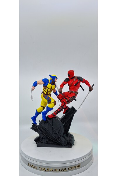 HANART Deadpool Wolverine 2li Figür