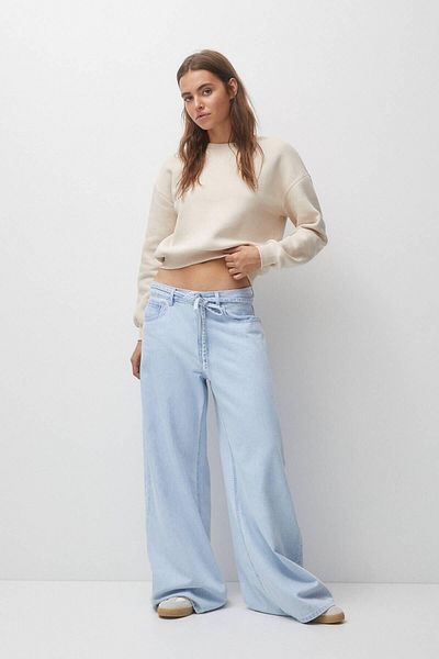 Tight Lady 100% bumbac pentru femei, bej, hanorac cu mânecă lungă, cu decolteu crop, de bază