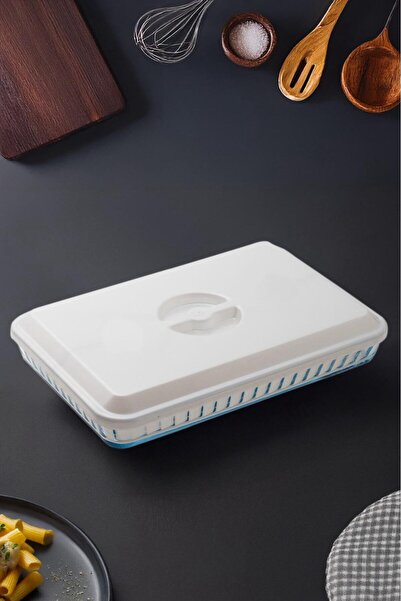 Bambus Home Plastic Rectangular Pyrex Cover