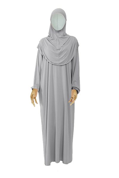 Sonbaharmoda Φόρεμα Hijab για κορίτσια - Βαμβακερά, ελαστικά μανίκια, ρούχα προσευχής με μαντίλα