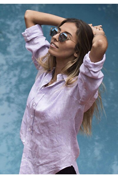 Piola Club Cămașă de in pentru femei Relax Fit