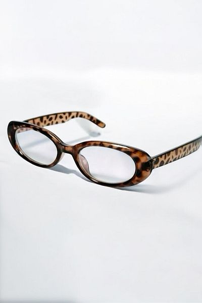 MACERATİ Cat Eye Classic Vintage Leopard Glasses