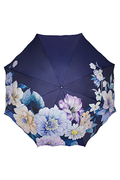 Wexta Uv 50 Dışı Ve Içi Çiçek Desenli Yağmurdan ve Güneşten Koruyan 8 Telli Ş...