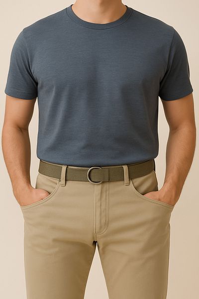 Çantacım Cloth Belt Ring Metal Buckle Sports Tactical