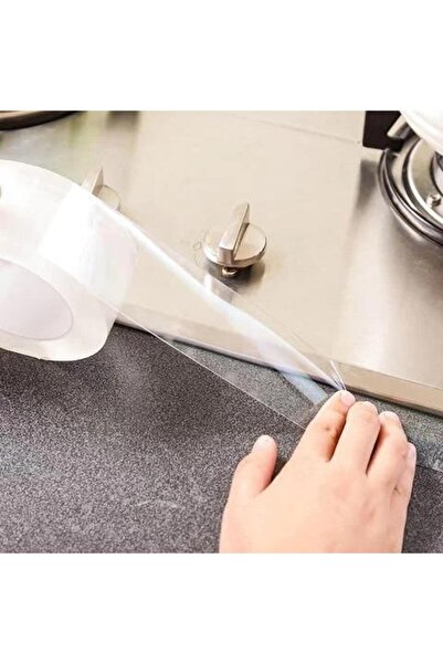 Geseus Boss Tape Ankastre Ocaklar İçin Ocak Kenar Şeffaf Sızdırmaz Bant 30mmx3Mt