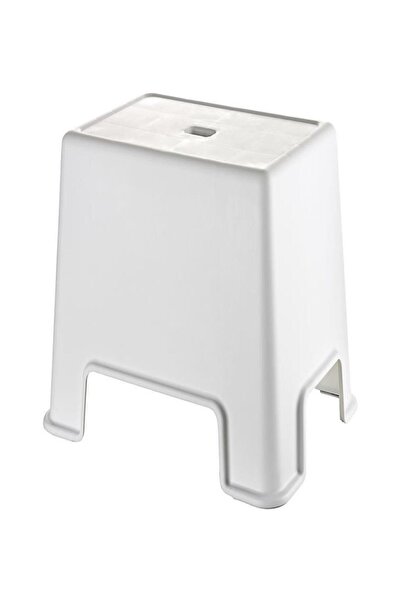 Geseus Büyük Boy Banyo Taburesi Çok amaçlı Tabure-129-Beyaz