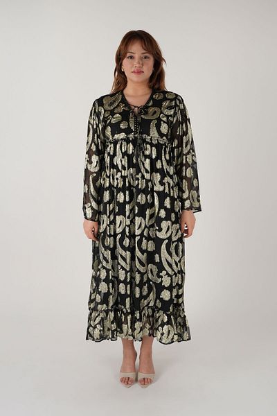 NAVAJO Maxi Dress – 100% Cotton – Plus Size
