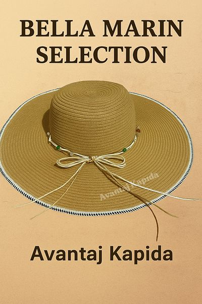 Avantaj Kapıda Bella Marin Wide Brim Foldable Handcrafted Summer Women's Straw Hat – Special Design