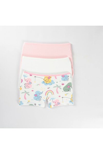 yagmurgiyim Діамантовий змішаний візерунок, 3-комплект боксерів для дівчаток ...