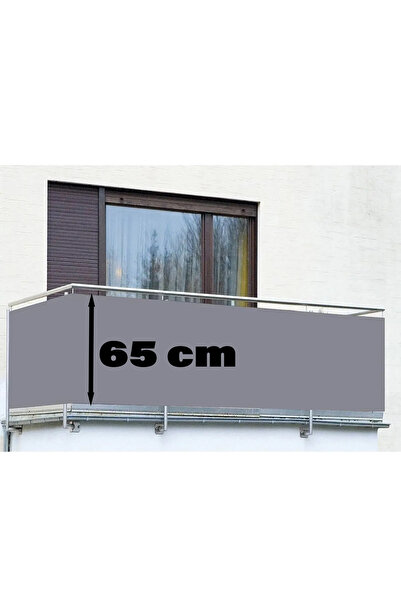 BİLGİÇÇADIR 65x100 Cm Gri Balkon Brandası -1 Metre Fiyatıdır. Her 1 Metre İçi...