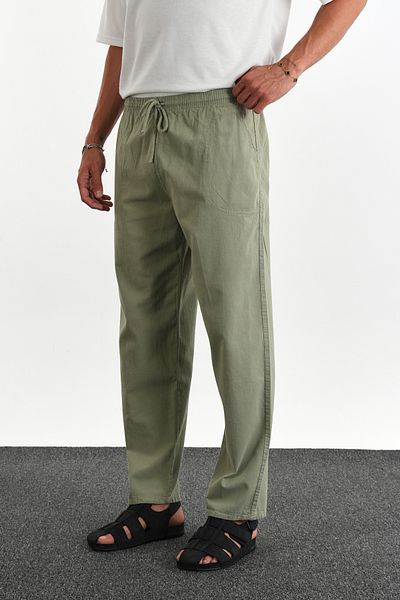 Redline Ανδρικό παντελόνι Defy Comfortable Fit Linen Look