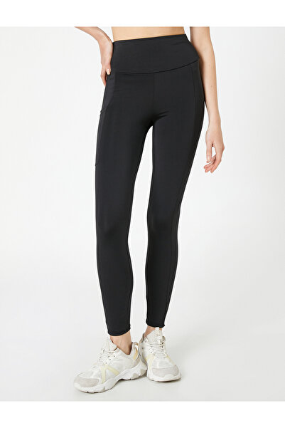 Koton Základní sportovní legíny s vysokým pasem s prošíváním