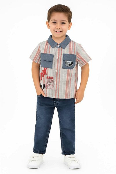 Babyboy New York City Shirt-Jeans Trousers Set