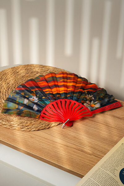 Love Bundles Van Gogh Papatya Tablosu Dekoratif Yelpaze