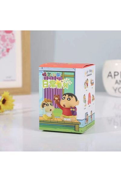 Choice Randomly Select One Crayon Shin Chan Blind Box Series Handmade Daily Series Blind Box Car Desktop Do