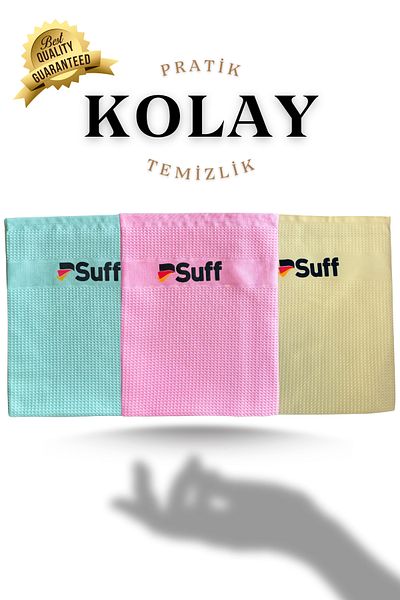 Suff Magic Series - Magic Cloth 3-Pack - All Surfaces and Glass Cloth
