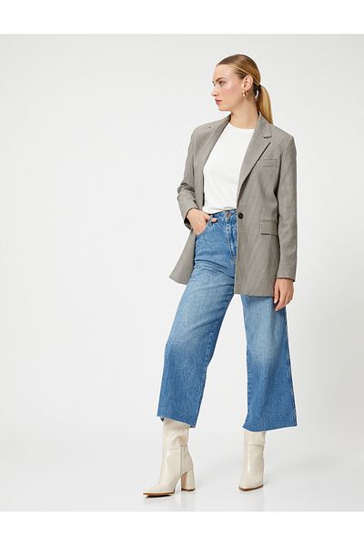 Koton Надзвичайно широкі джинси з укороченими штанинами Bianca Crop Jean