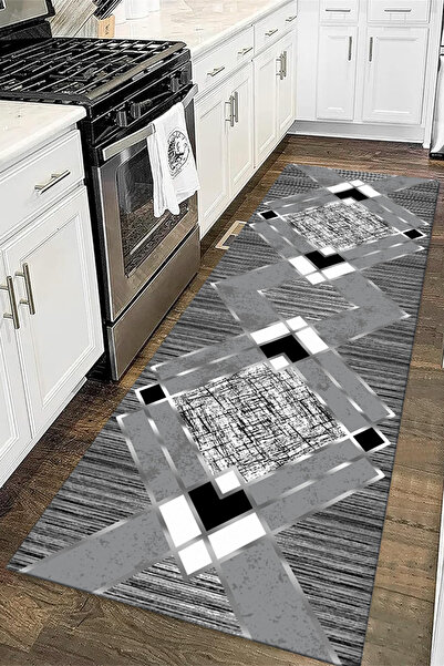 elyar Dijital Baskı Kaymaz Taban Yıkanabilir Kesme Koridor Mutfak Ve Oda Salo...