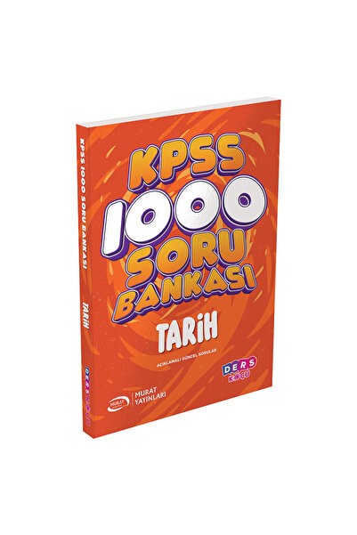 Murat Yayınları KPSS Tarih 1000 Soru Bankası (DK)
