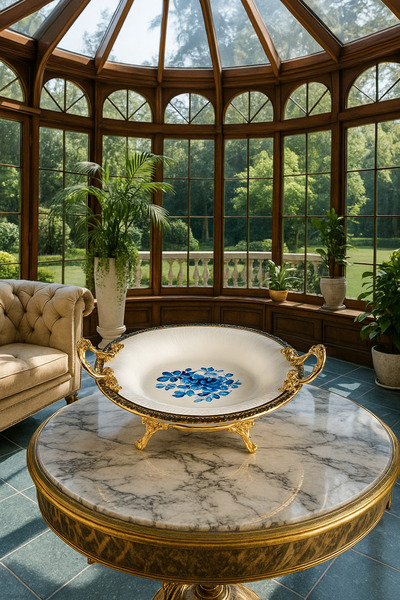 Veliday Davet Ayaklı Sunumluk 13cm*31cm - Porselen Ayaklı Sunum Tabağı | Past...