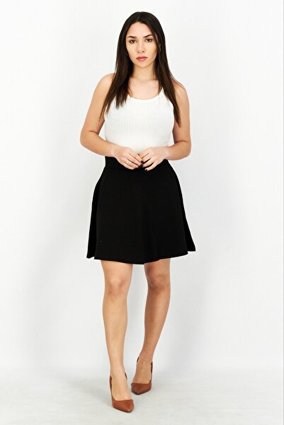 NA-KD Women Mini Plain Skirts, Black
