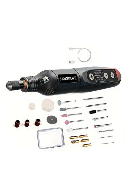 Choice1 مجموعة أدوات دوارة لاسلكية بمنفذ USB من JANGKLIFE مكونة من 24 قطعة، ق...