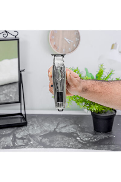 Olsenmark Cordless Hair & Beard Trimmer – Acute Angle Blade, 90 Min Runtime, LED, USB, Compact Design