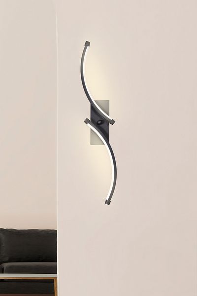 Modavize Sofia Modern Design Black Color Daylight Color Living Room Bedroom Kitchen Wall Sconce