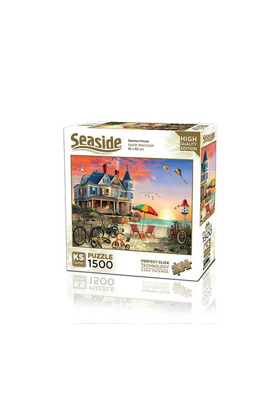 Ks Games 1500 Piece Summer House Puzzle by David Maclean