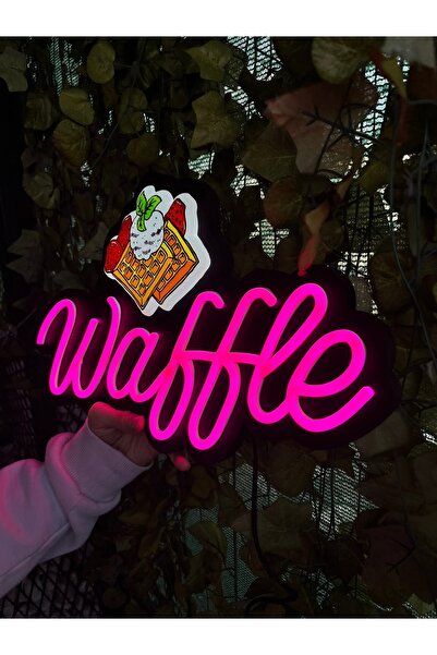 LEON IŞIK “WAFFLE” Işıklı ve UV Baskılı Leon ve Neonled Dekoratif Duvar Yazıs...